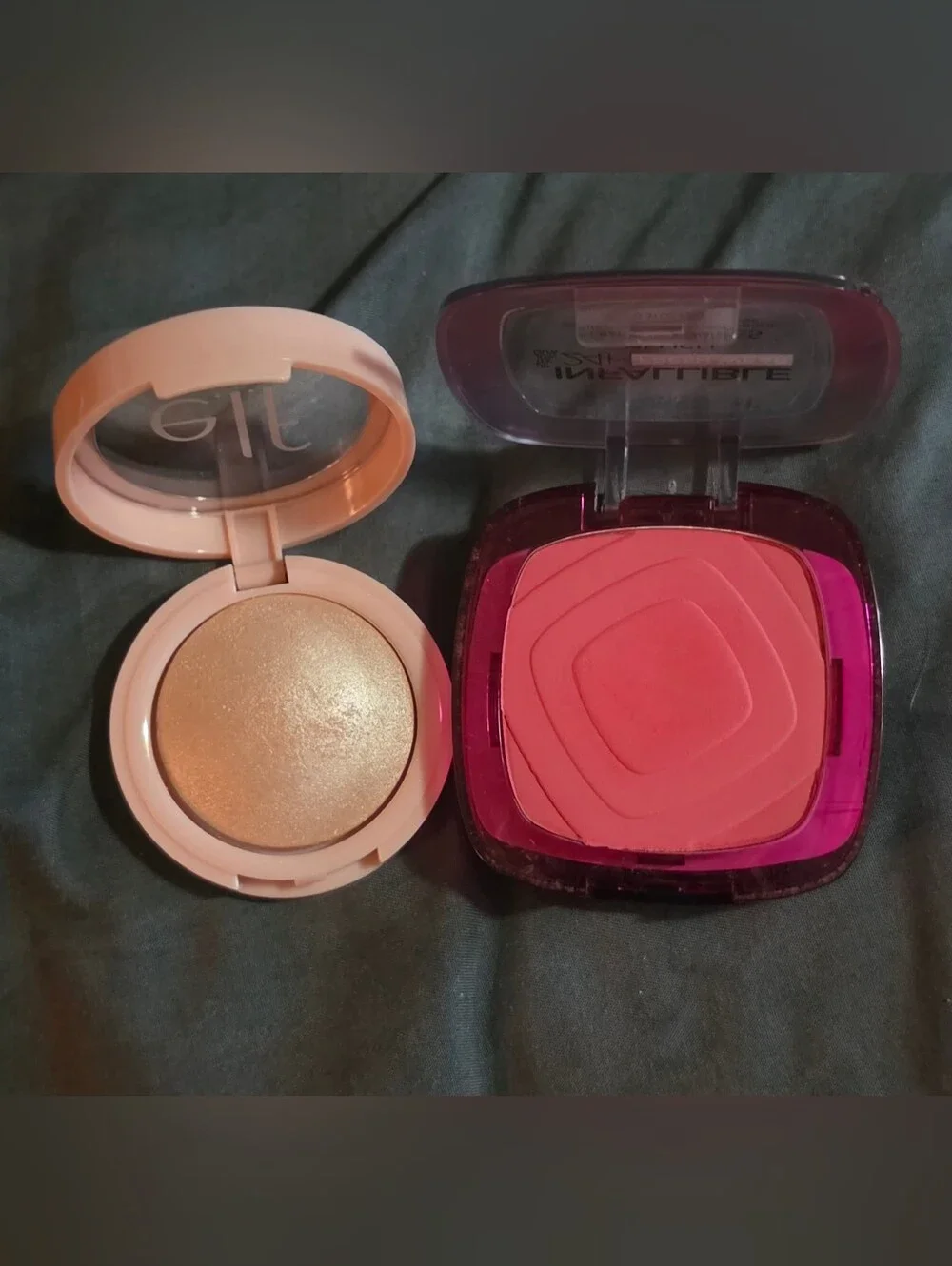 L'Oreal Infallible Fresh Wear Blush & Elf Halo Glow Highlighter Bundle